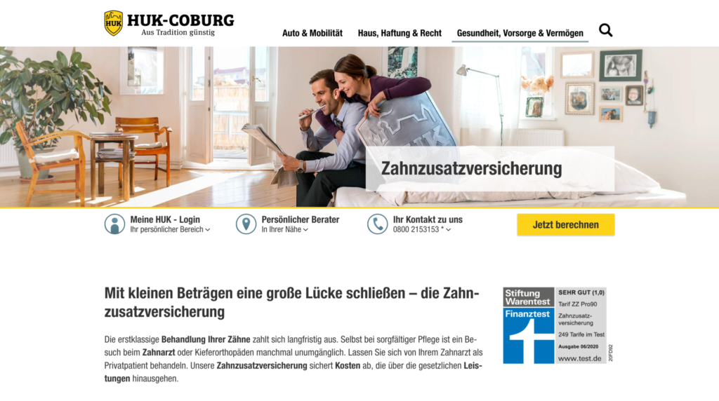 HUK COBURG Zahnzusatzversicherung