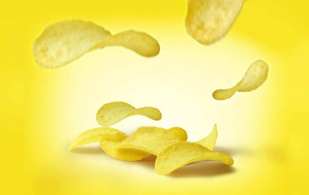 chips goldgelb